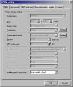 TMpeg Encoder - Rglages vidos