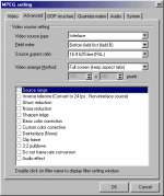 TMpeg Encoder - Rglages avancs